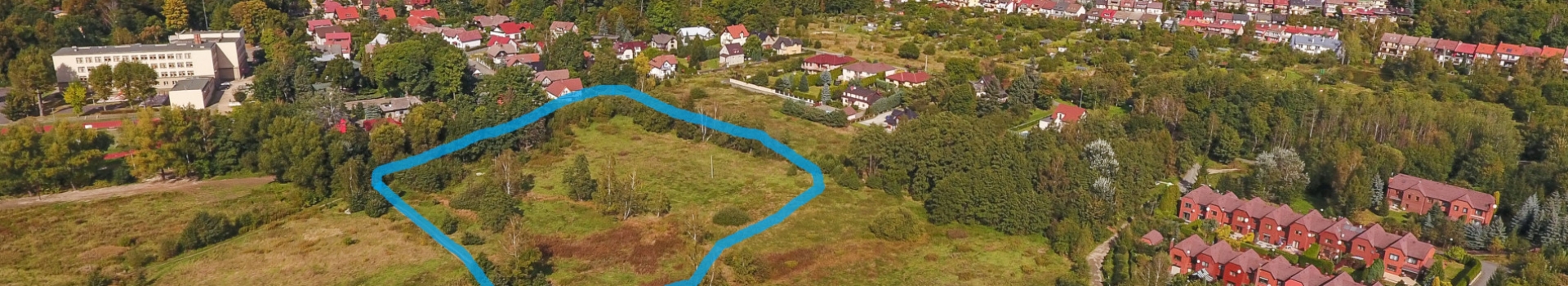 zdjęcie lotnicze okolic Hirszfelda